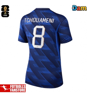 Frankrike Aurelien Tchouameni #8 Hemmatröja Dam VM 2026 Kortärmad